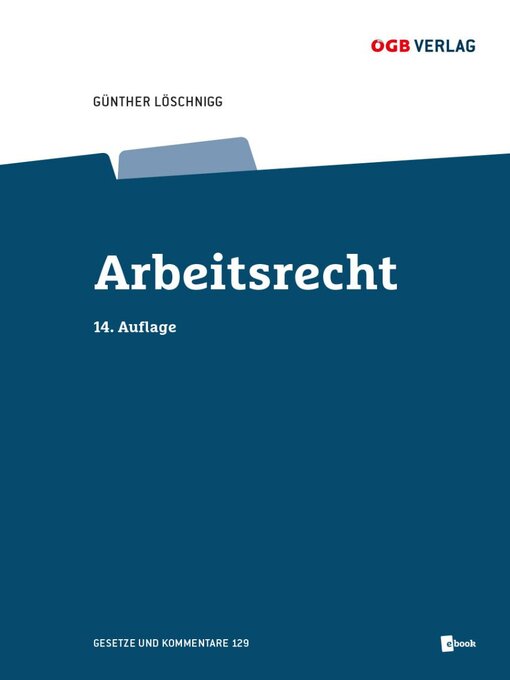 Cover image for Arbeitsrecht